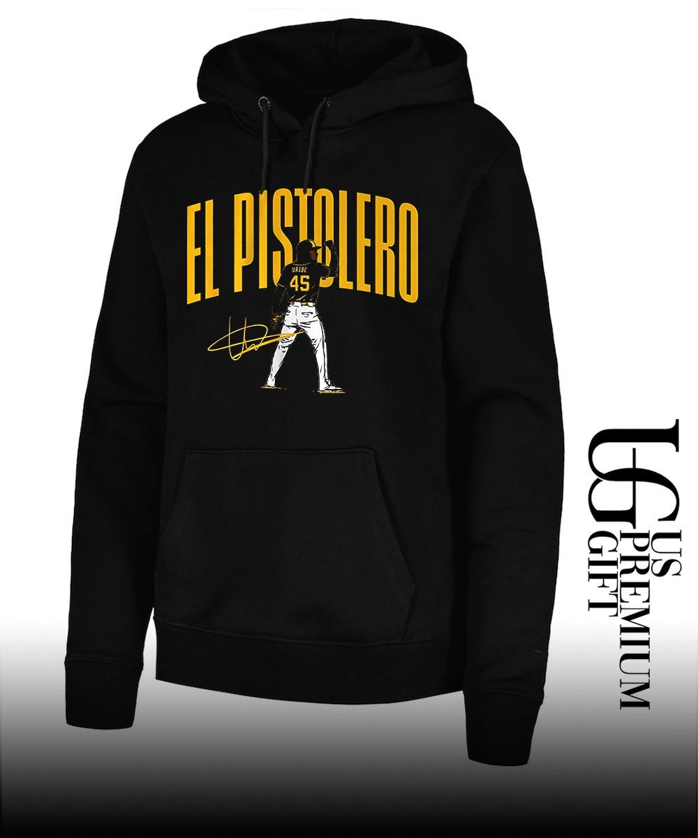 El Pistolero Abner Uribe Milwaukee Brewers baseball signature shirt