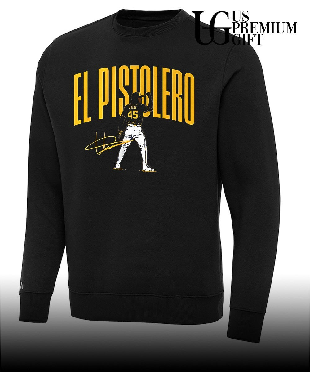 El Pistolero Abner Uribe Milwaukee Brewers baseball signature shirt