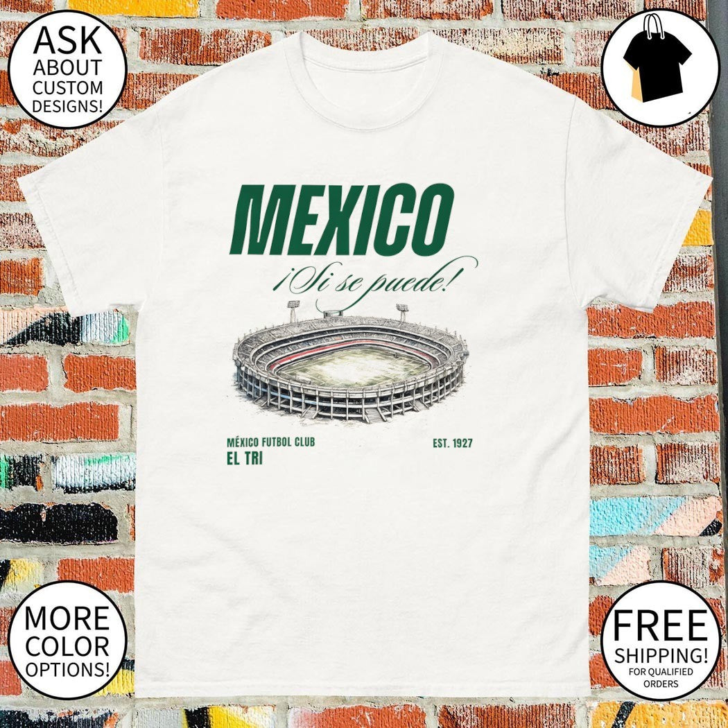 El Tri Futbol Club Mexico Est. 1927 Vintage Soccer World Cup Mexico shirt