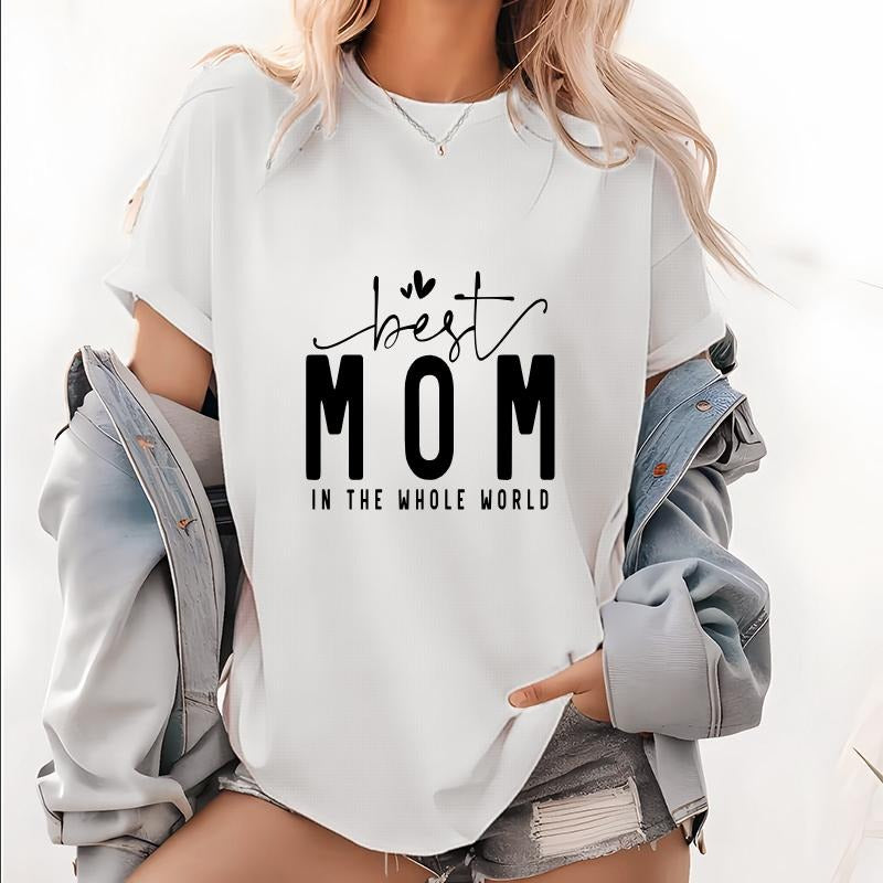 Elegant and Bold "best MOM IN THE WHOLE WORLD" Statement Shirt Hoodie, Sweatshirt | UrbanDripWear.com