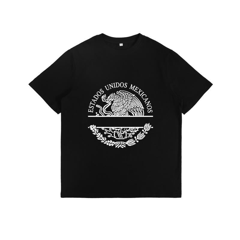 Elegant and Nationalistic T - Shirt: "Estados Unidos Mexicanos" Emblem Hoodie, Sweatshirt | UrbanDripWear.com