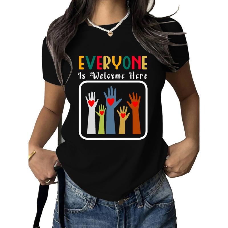 Elevate Your Casual Style with Positivity! This women's T