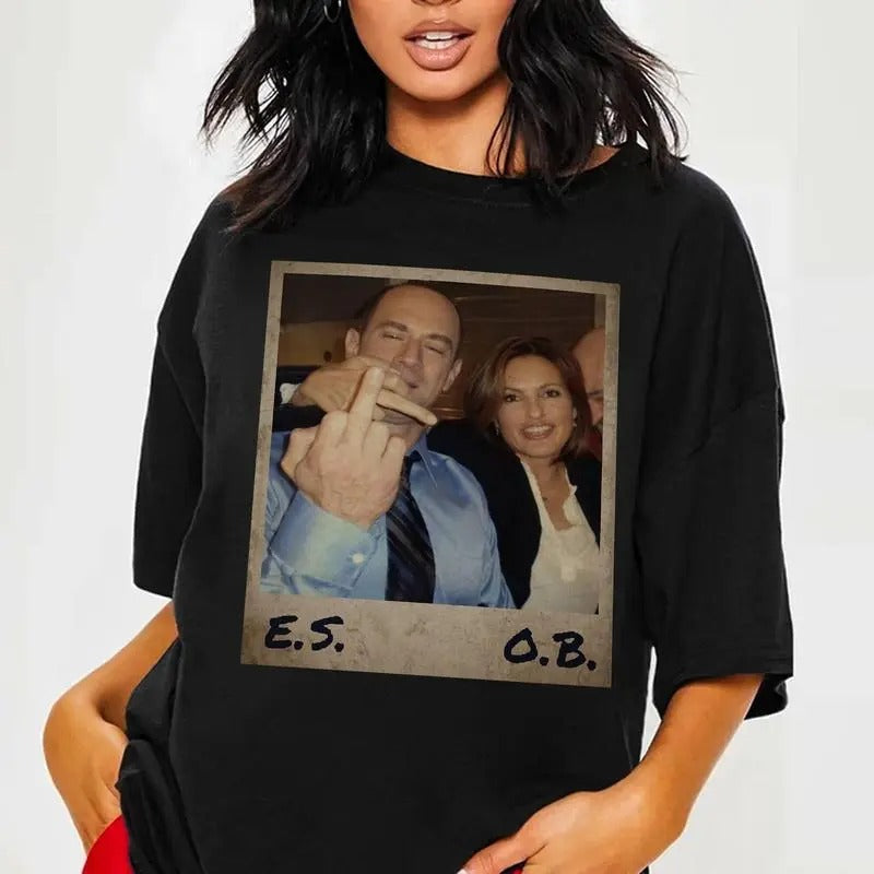 Elliot Stabler And Olivia Benson Shirt Law And Order Shirt Elliot And Olivia Law And Order Svu Vintage Shirt, Sweatshirt,...
