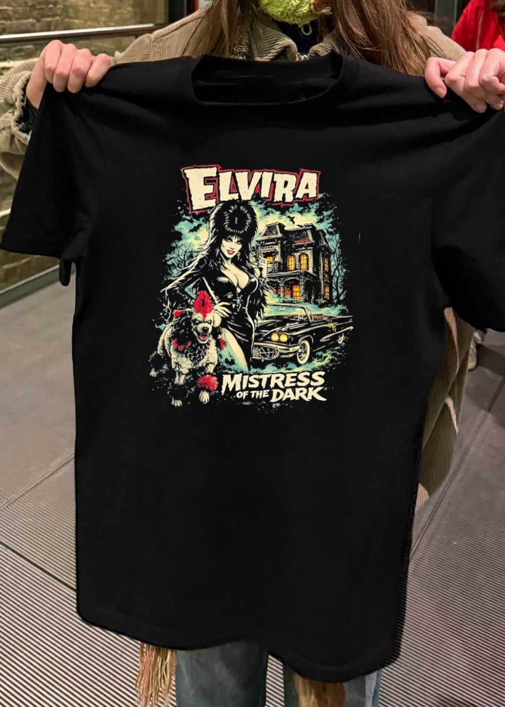 Elvira Mistress Of The Dark Haunted House Vintage Style shirt