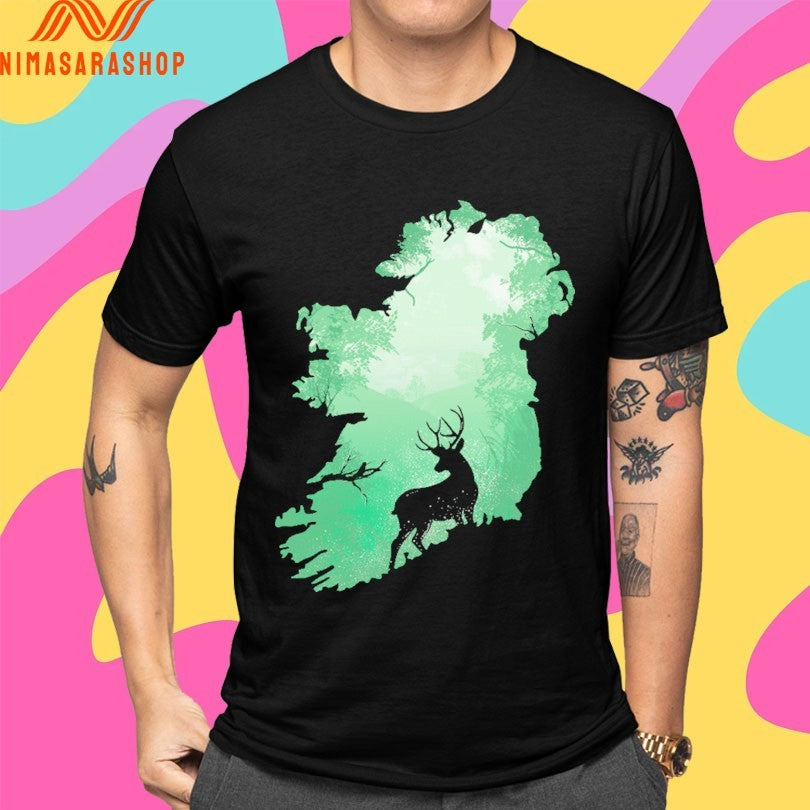 Emerald Isle Silhouette Deer Shirts