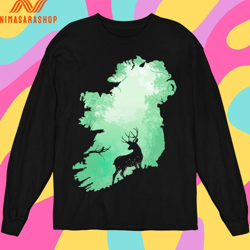 Emerald Isle Silhouette Deer Shirts