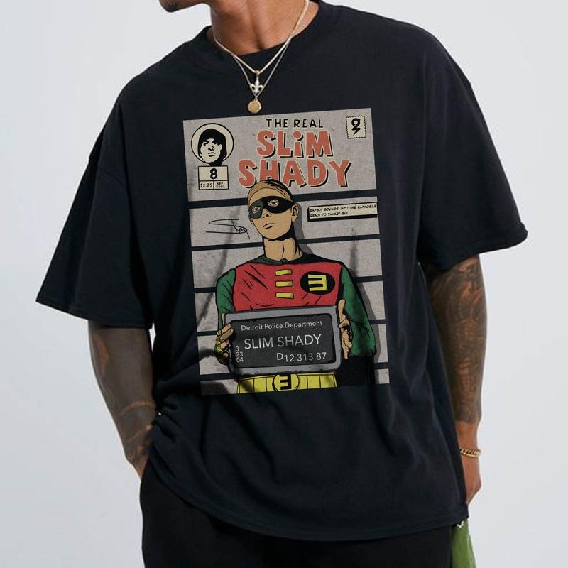 Eminem T-Shirt The Real Slim Shady T-Shirt Rapper Trendy Shirt aesthetic T-Shirt Summer The Eminem Show Encore Rap God...