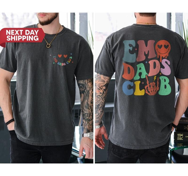Emo Dads Club  Shirt, Cool Dads Club Sweatshirt, Father's Day Crewneck Hoodie | UrbanDripWear.com