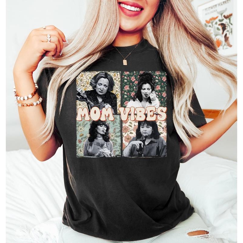 Emotion - evoking T - Shirt: "Mom Vibes" T - Shirt with a Heartwarming Array of Mom