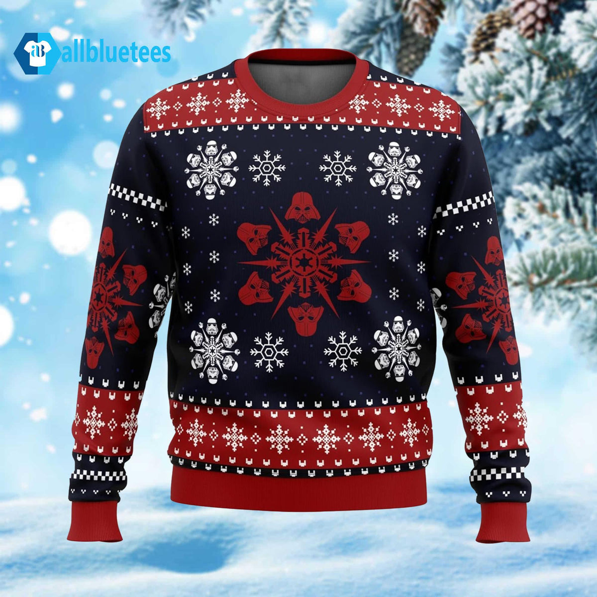 Empire Snowflakes Ugly Christmas Sweater