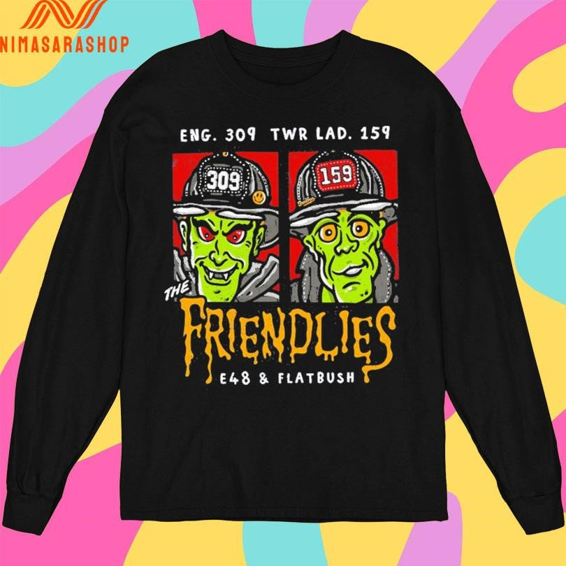 Eng 309 Twr Lad 159 The Friendlies E48 And Flatbush Shirts