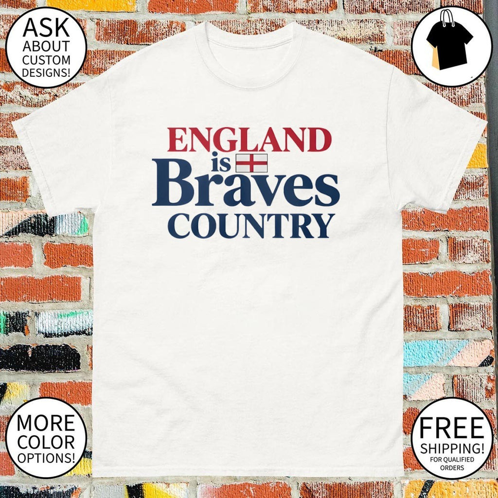 England is Braves Country England Football World Cup 2026 shirt
