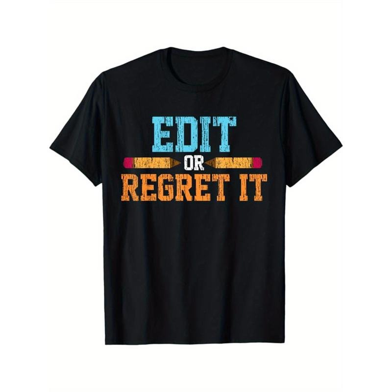 English Teacher Print, Men's Cotton T-shirt, Funny Graphic Tee Men's Outdoor Clothes, Men's Clothing, Back To School...