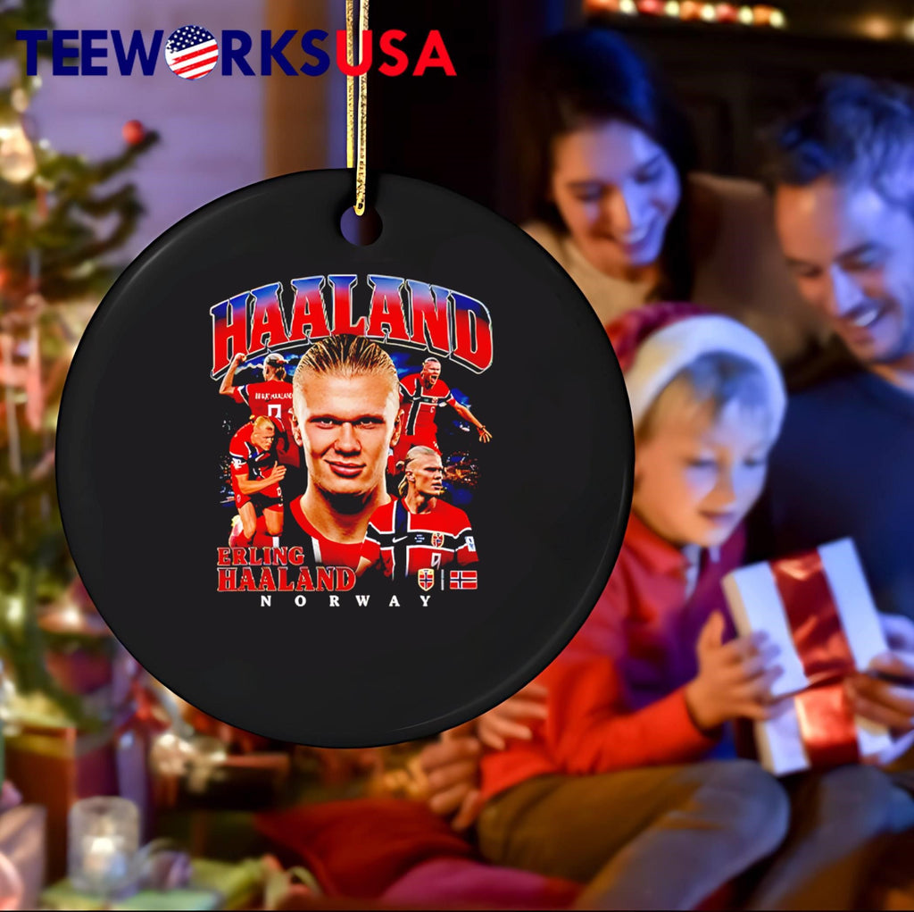 Erling Haaland Fan Art Graphic Haaland Erling Norway T-Shirt