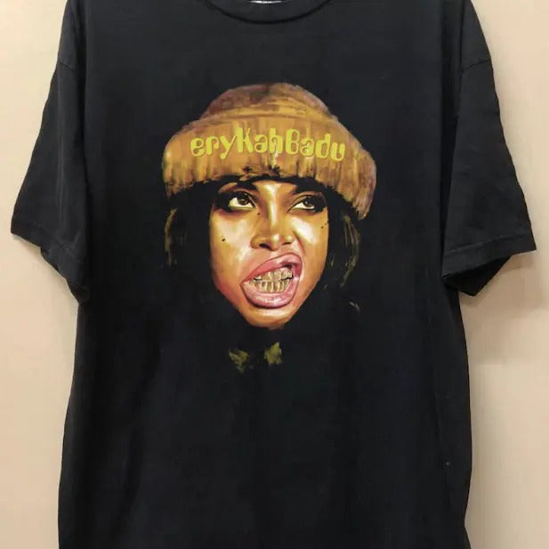 Erykah 90s Music Rock, Gifts for Fans, Graphic tour Shirt,Erykah Badu concert shirt Hoodie, Sweatshirt | UrbanDripWear.com