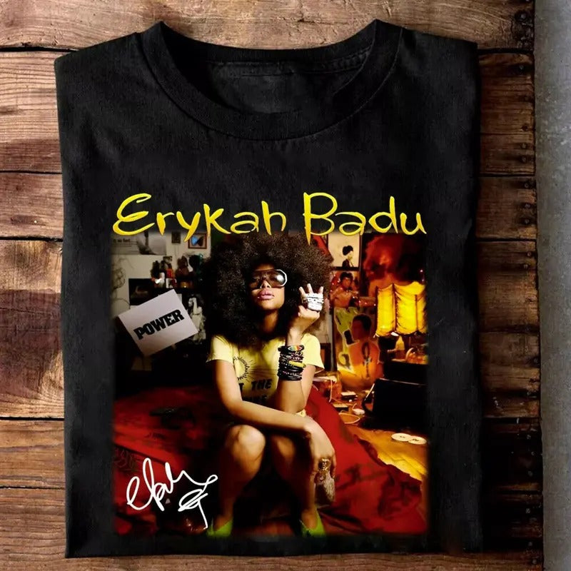 Erykah Badu Singer Shirt New Popular Unisex S-3XL T-Shirt Hoodie, Sweatshirt | UrbanDripWear.com