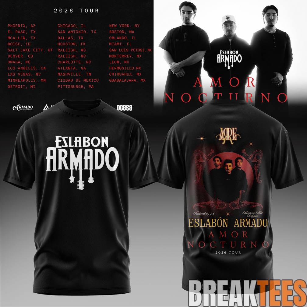 Eslabn Armado Amor Nocturno Tour 2026 Shirt