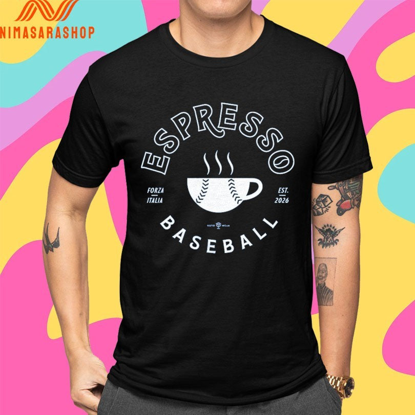 Espresso Baseball Forza Italia Est 2026 Shirts