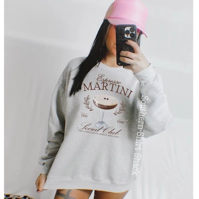 Espresso Martini Sweatshirt T-Shirts, Hoodie | UrbanDripWear.com