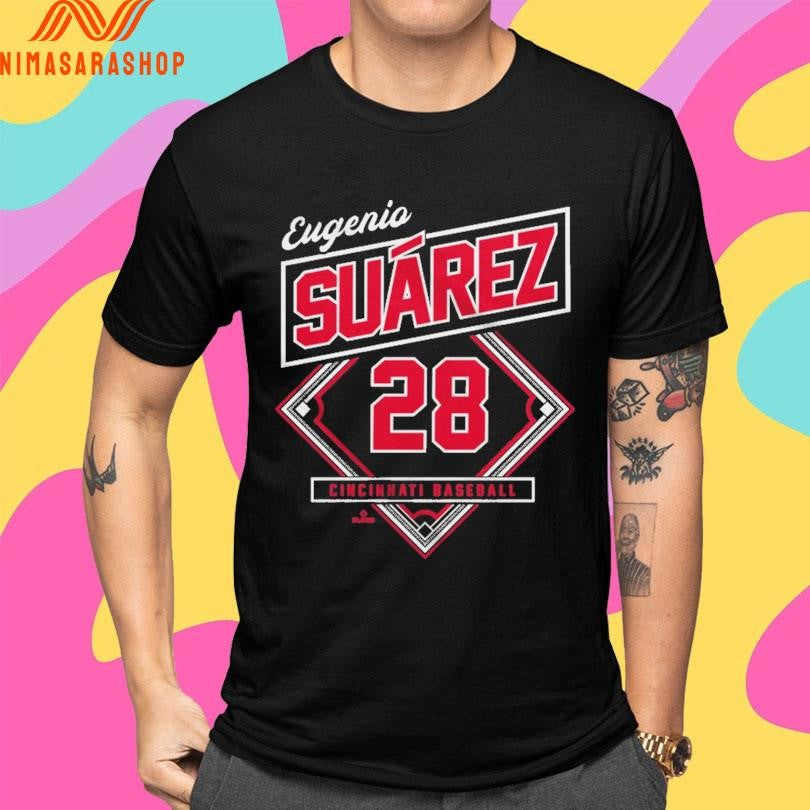 Eugenio Suarez 28 Cincinnati Baseball Classic Diamond Shirts
