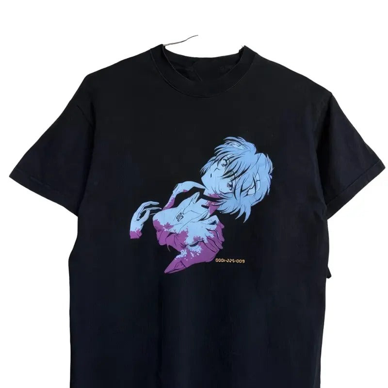 Evangelion's Rei Ayanami T-Shirt Collection - Retro 90's Anime Manga ! Hoodie, Sweatshirt | UrbanDripWear.com