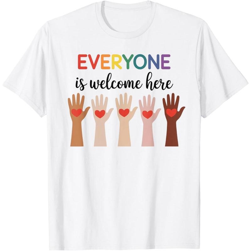 Everyone Is Welcome Here Idaho Teacher T-Shirtstyle{n002}2 T-Shirts, Hoodie, Sweatshirt | UrbanDripWear.com