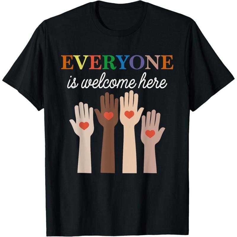 Everyone Is Welcome Here Idaho Teacher T-Shirtstyle{n002}3 T-Shirts, Hoodie, Sweatshirt | UrbanDripWear.com