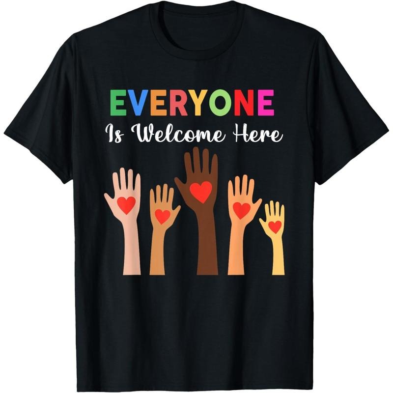 Everyone Is Welcome Here Idaho Teacher T-Shirtstyle{n002}4 T-Shirts, Hoodie, Sweatshirt | UrbanDripWear.com