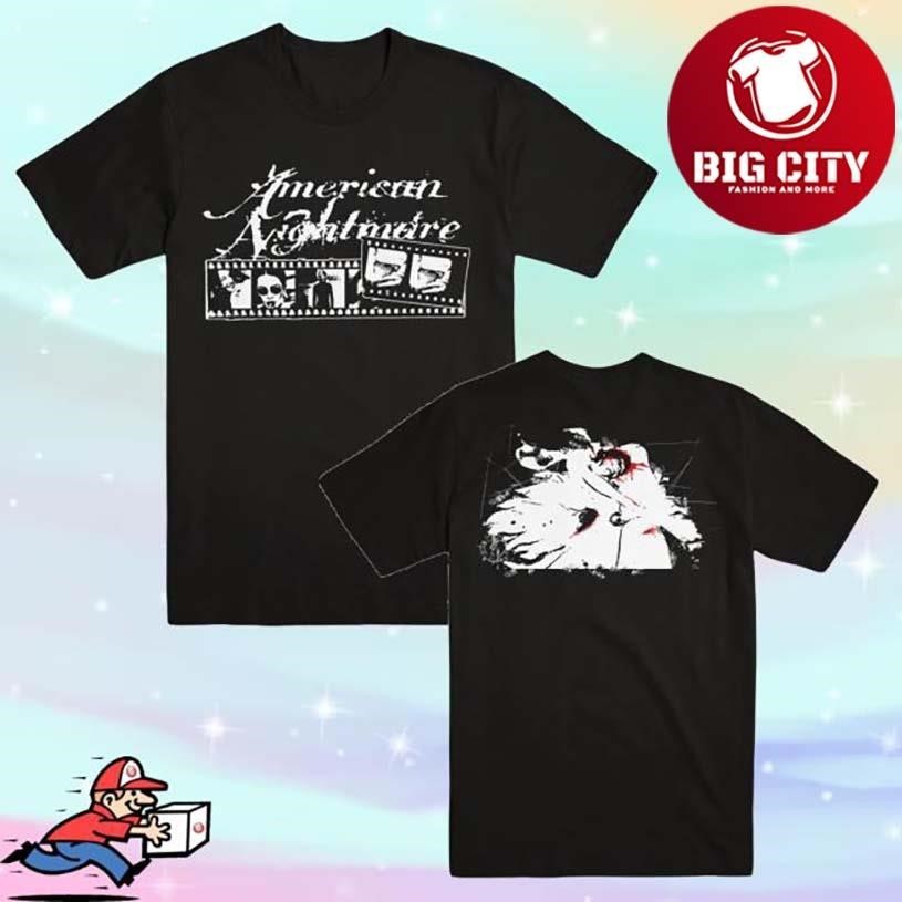 Evil Greed American Nightmare Filmstrip Two Sided Shirt