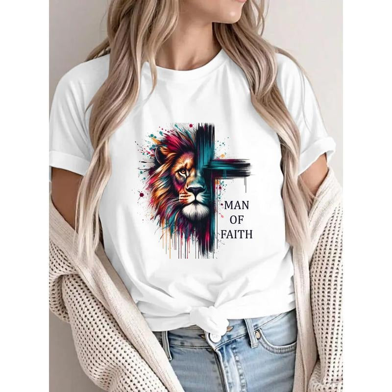 Eye - catching Women's White T
