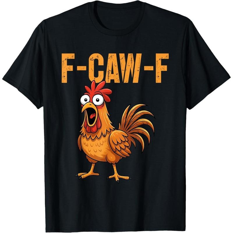 F-Caw-F Funny Chicken Humor F-Caw-F Quote Rooster Meme T-Shirt Hoodie, Sweatshirt | UrbanDripWear.com