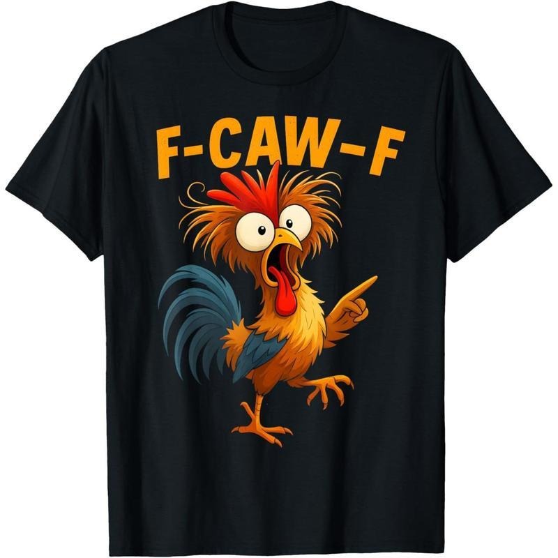 F Caw F Rooster Funny Bird Fcawf Chicken Whisperer Fawk Off T-Shirt  funny  tees basic  fashion  top Hoodie, Sweatshirt