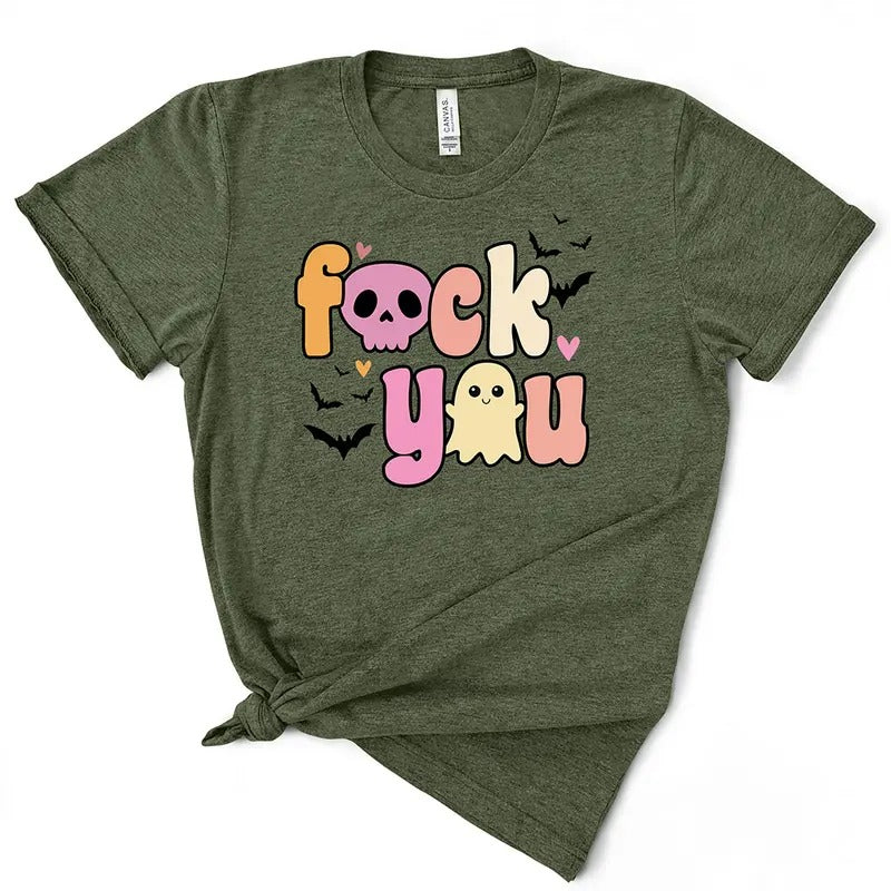 F You Funny Halloween Graphic TShirt Hoodie, Sweatshirt | UrbanDripWear.com