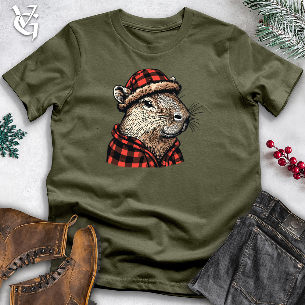 Capybara Lumberjack Cotton Tee