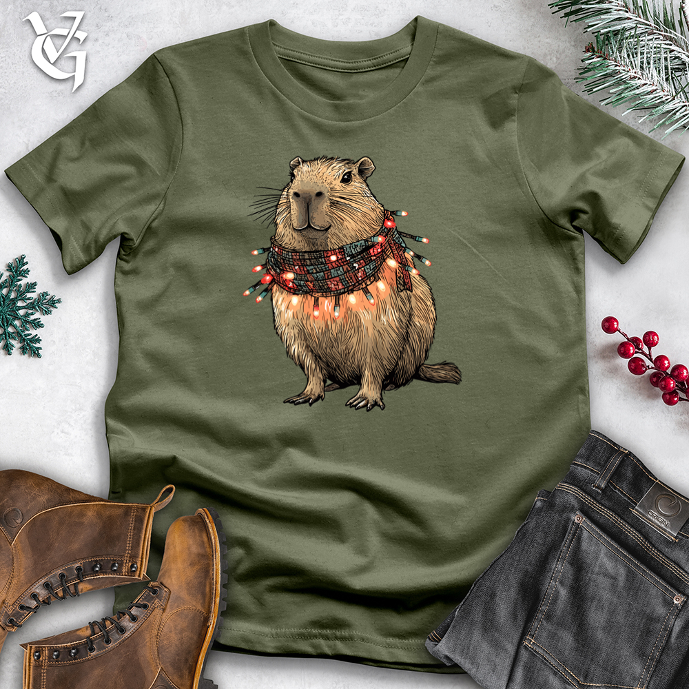 Capybara Lights Softstyle Tee