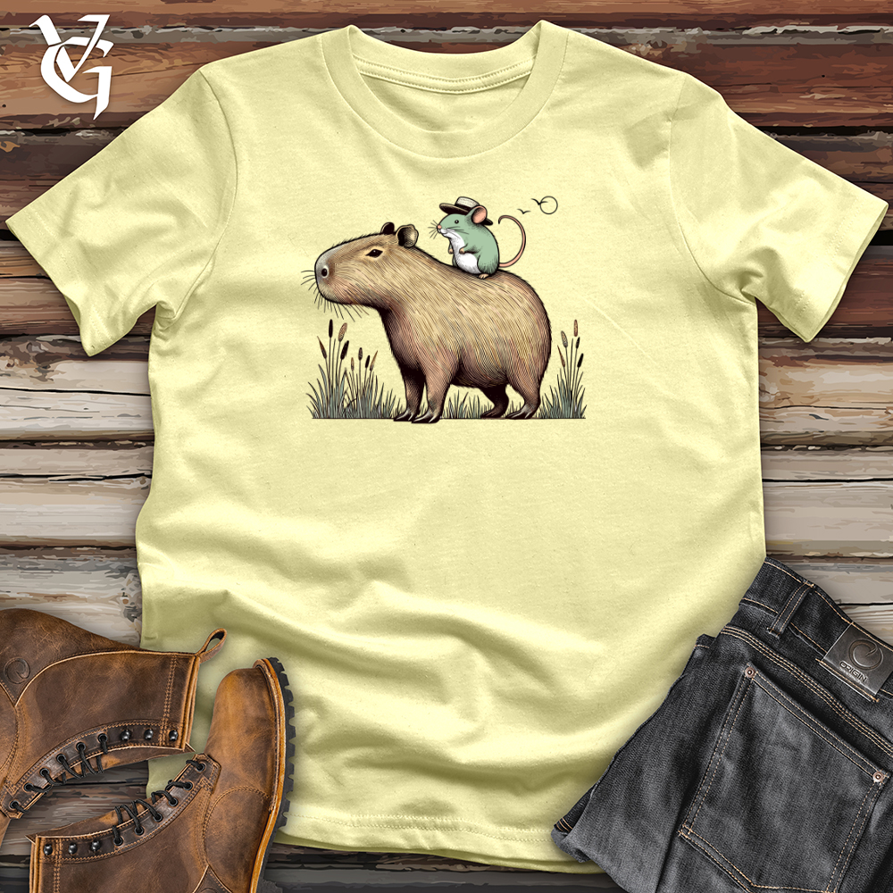 Capybara and Mouse Softstyle Tee