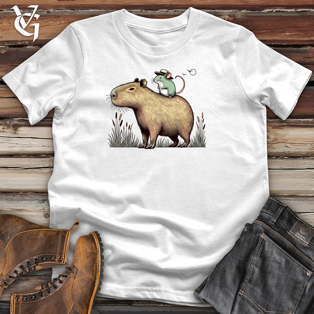 Capybara and Mouse Softstyle Tee