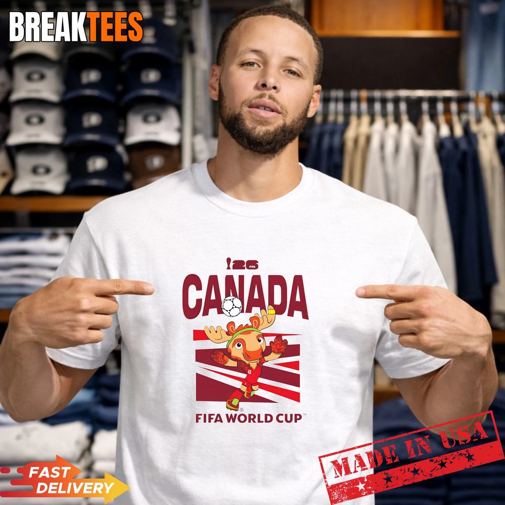 FIFA World CUP26 Canada Mascot Ball T-Shirt – Catch the Fever!
