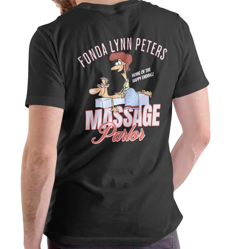 FONDA LYNN PETERS MASSAGE PARLOR T Shirt, Unisex Cotton Casual Breathable Hoodie, Sweatshirt | UrbanDripWear.com