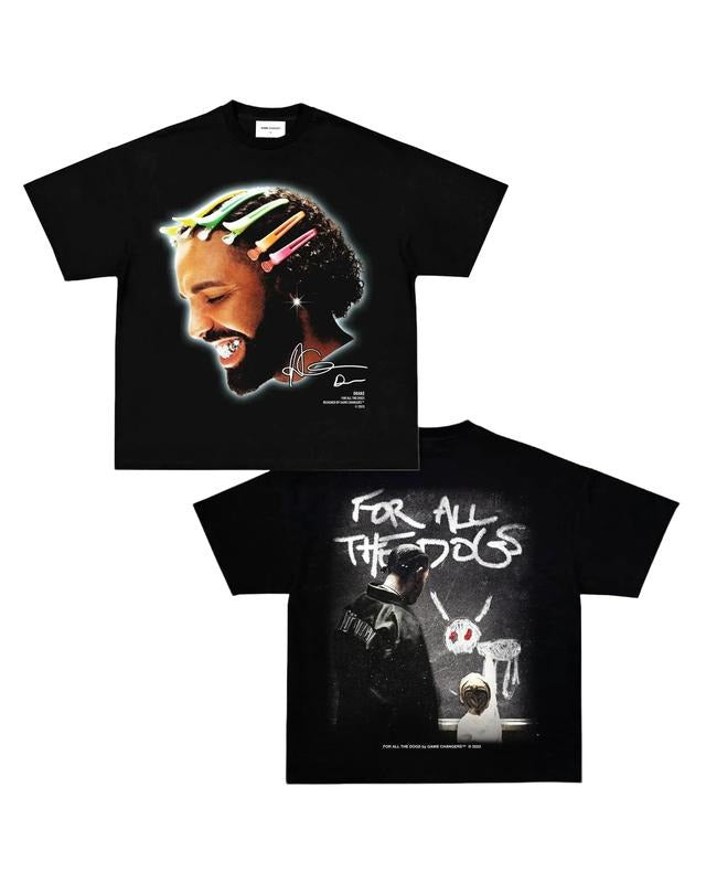 FOR ALL THE DOGS V3 TEE DRAK3, T-shirt, Perfect for True Fans Hoodie, Sweatshirt | UrbanDripWear.com