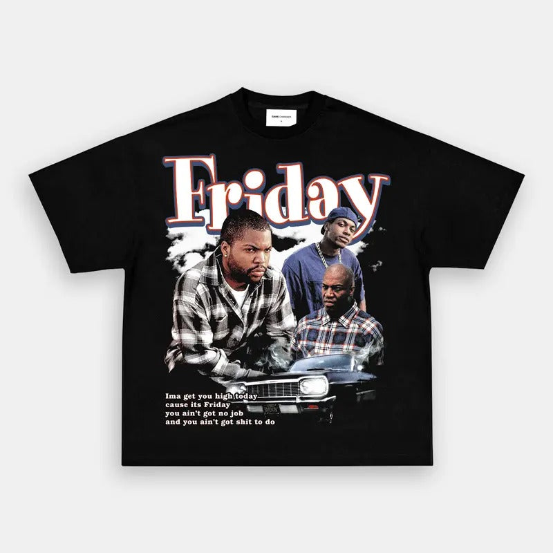 FRIDAY TEE Trending Movie T shirt Vintage 90s T-shirt gift for Movie fans gift for him gift for her unisex T-shirt...