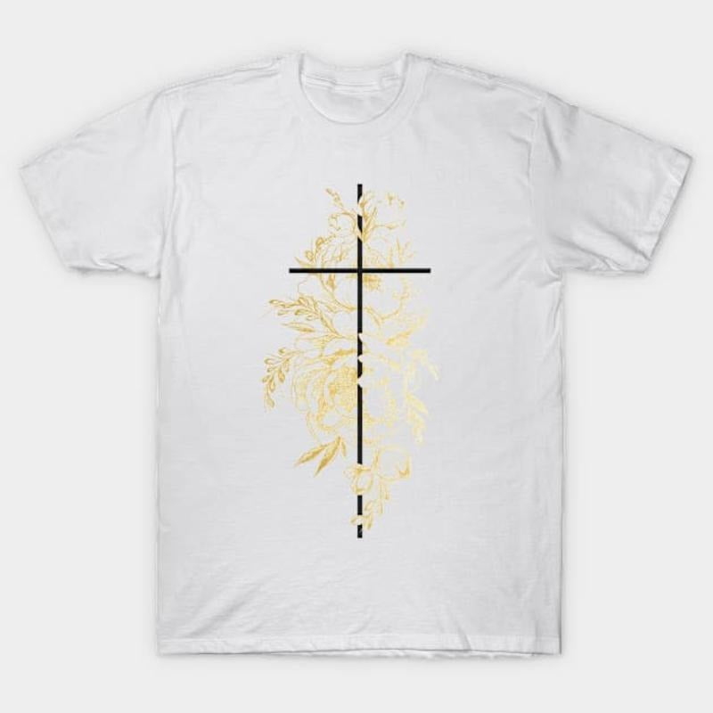 Faith Cross & Bible Verse T-Shirt: Spiritual Style for Everyday Wear Hoodie, Sweatshirt | UrbanDripWear.com