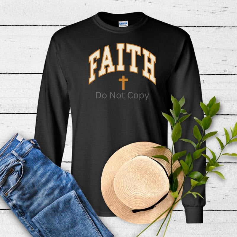 Faith DTF Transfer ONLY -This is NOT a T Shirt Hoodie, Sweatshirt | UrbanDripWear.com