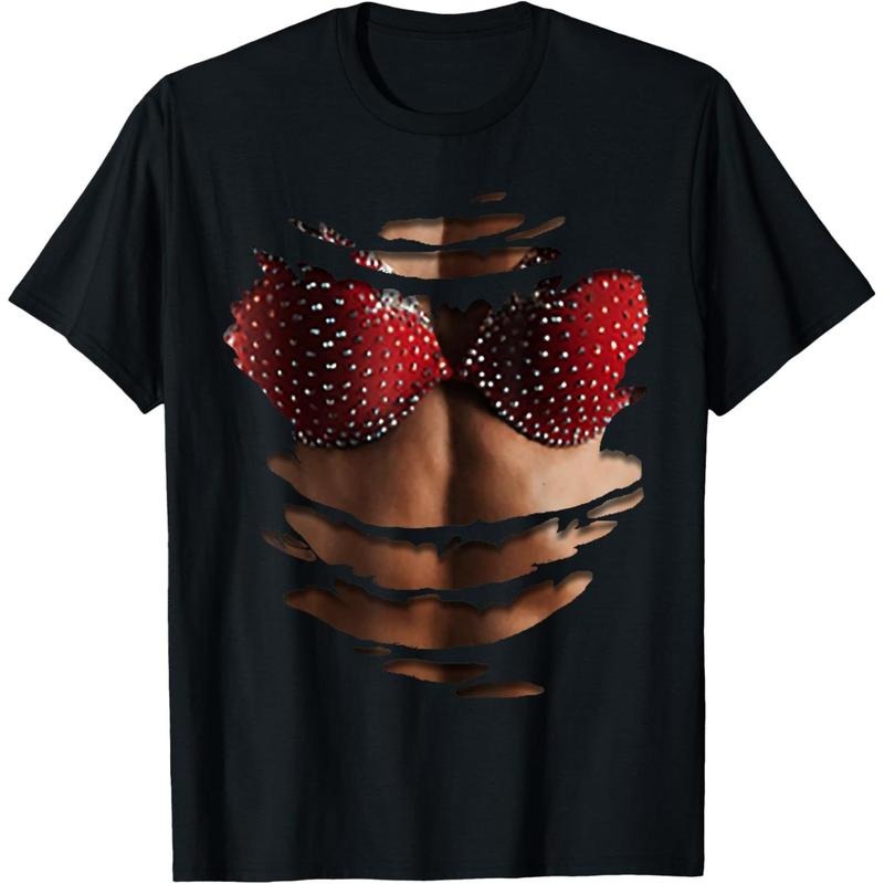 Fake Abs T Shirt Funny Bikini Body Muscle Six Pack 3D made in usastyle{n002}2 Hoodie, Sweatshirt | UrbanDripWear.com