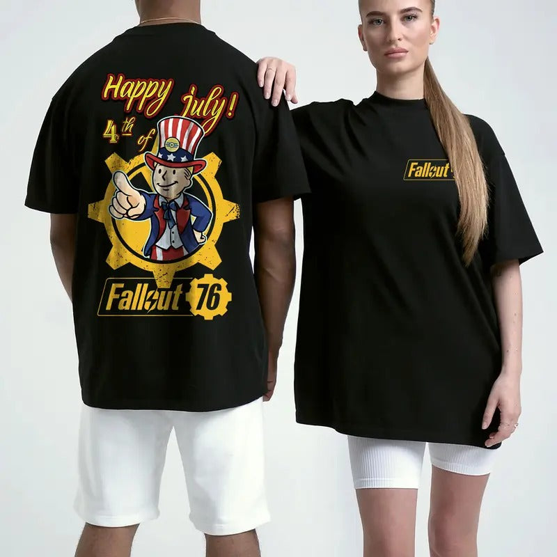 Fallout Happy 4th of July Shirt Sweatshirt Hoodie | UrbanDripWear.com