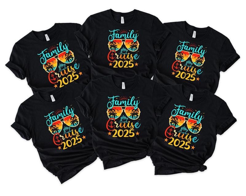 Family Cruise 2025 Shirt, Tropical Cruise Matching Shirt, Vacation Group Shirt, Cruise Trip Shirt for Family, Summer...