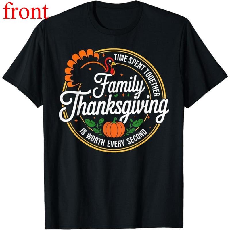 Family Thanksgiving 2025 Turkey Thankful Fall Autumn T-Shirt Hoodie, Sweatshirt | UrbanDripWear.com
