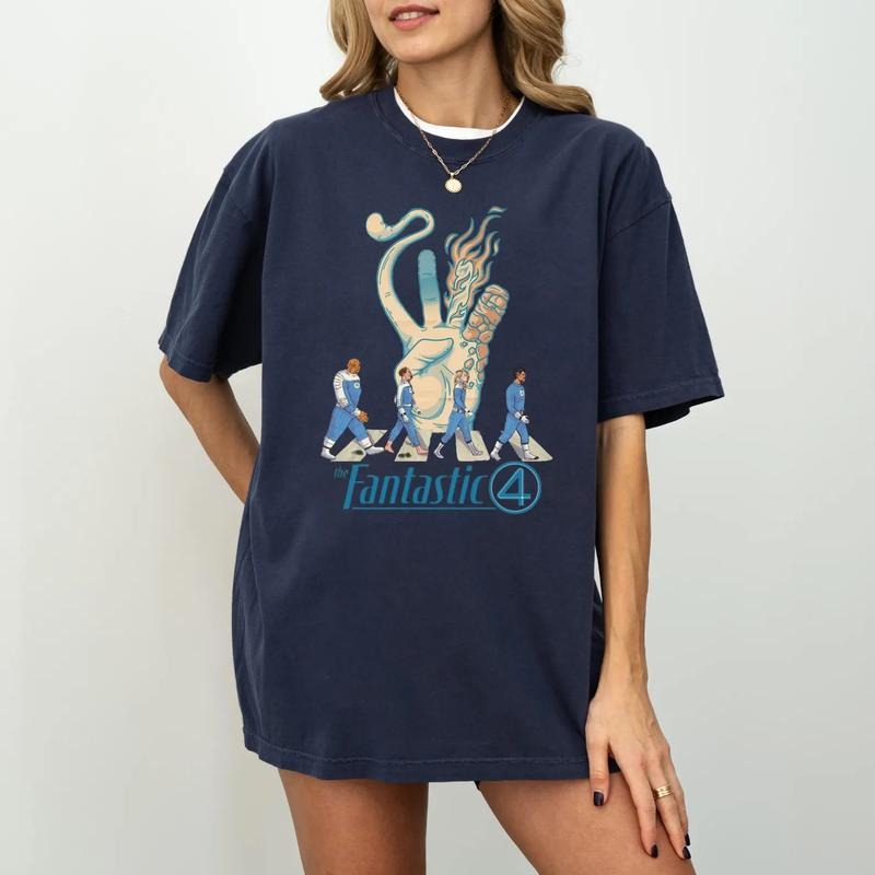 Fantastic Four Team T-Shirt, Pedro Friend Retro Tee Hoodie, Sweatshirt | UrbanDripWear.com