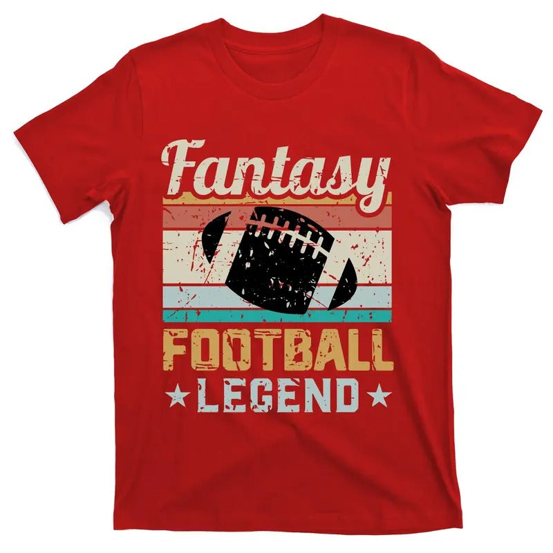 Fantasy Football Legend Retro Style Funny FFB League T-Shirt Hoodie, Sweatshirt | UrbanDripWear.com