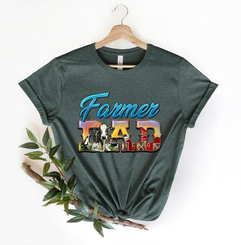 Farm Dad Shirt, Farming Shirt, Farmer Shirt, Farmer Grandpa Gift, Positive Farm Shirt, Funny Farm Shirt, Farmer...